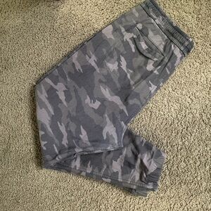 Athleta Charcoal Camouflage Joggers
